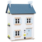 Le Toy Van - Wooden- Sky Doll House - Kids Dream House - 2 Storey with Attic - Fill with Dollhouse Accessories - Suitable for Ages 3+ Le Toy Van