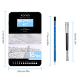ROCOD Profession Sketch Pencils 6B to 4H for Kids and Adults Drawing, Art Graphite Pencil for Artists Beginner Sketching ROCOD