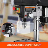 GarveeTech 13 in Benchtop Drill Press, 7.5 Amp 120V Pure Copper Motor with Swing-away Safety Guard, 288-3084 RPM Variable Speed, 0-45°Tilting Worktable, Tabletop Drilling Machine for Wood Metal GarveeTech