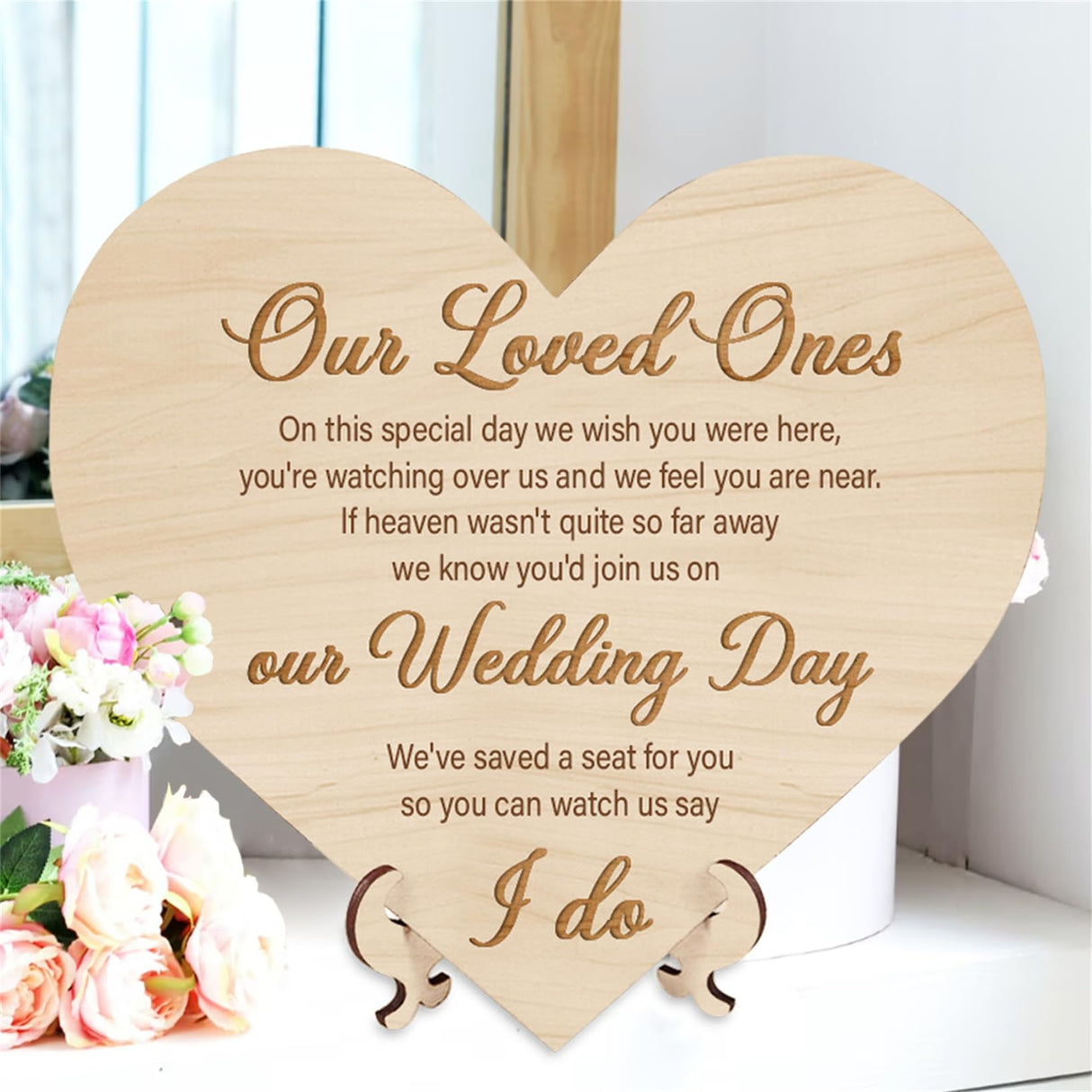 Personalized Wedding Memorial Chair Sign Save a Seat for Someone in Heaven Wedding Day Remembrance Memorial Set Custom 1-15 Memorial Rocking Chairs Dertacoa