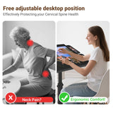 1500 Piece Jigsaw Puzzle Table with Drawers & legs, 28"x35" Large Puzzle Table for Adults, Adjustable height &12 tilt Angle, Wooden Puzzle Board with 4 Drawers & Cover, Birthday Gift for Family（Black） HEBESPACE