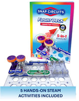 Snap Circuits Flight Deck Science/STEM Toy kit | Ages 8+ | Construction Gift for Boys and Girls Snap Circuits
