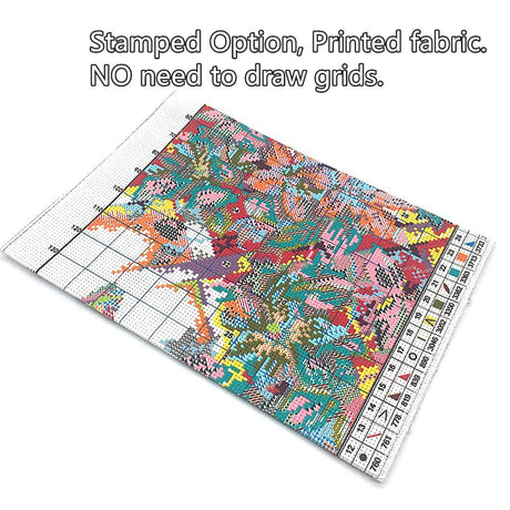 Awesocrafts Cross Stitch Kits, Quotes Praise God from Whom All Blessings Flow Easy Patterns Cross Stitching Embroidery Kit Supplies Christmas, Stamped or Counted (Praise God, Stamped) Awesocrafts