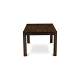 East West Furniture LM7-07-T Lismore Modern Dining Rectangle Rustic Farmhouse Table, 40x72 Inch, Jacobean East West Furniture