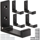 ZEYU Folding Coat Hooks, 5Pcs Wall Hooks for Hanging Coat Towel Hooks Hardware Heavy Duty Aluminum Alloy Headphone Holder No Rust Wall Mounted with Screws for Bags Fitness Equipment ZEYU