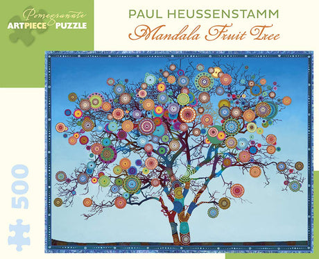 Paul Heussenstamm Mandala Fruit Tree 500-Piece Jigsaw Puzzle Aa964 Pomegranate