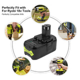 Fancy Buying 6000mAh 18V Lithium Replacement Battery for Ryobi 18V Lithium Battery P102 P103 P104 P105 P107 P108 P109,Battery for Ryobi ONE+ Cordless Tool Fancy Buying