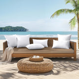 MIULEE Pack of 2 12x20 Outdoor Pillow Inserts, Outdoor Throw Pillows Water-Resistant Decorative Premium Lumbar Pillow Stuffer Sham for Porch Swing Couch Sofa Cushion Patio Furniture MIULEE