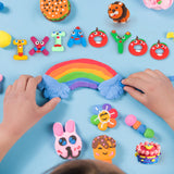 Ixiaoyoo Air Dry Clay, Modelling Clay for Kids, 30 Colors DIY Molding Magic Clay for with Tools, Soft & Non-Sticky, Toys Gifts for Age 3 4 5 6 7 8+ Years Old Boys Girls Kids Ixiaoyoo
