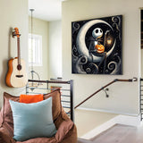 Halloween Diamond Art Kits for Adults,5D DIY Diamond Painting Kits Full Round Drills,Diamond Arts and Crafts Kits for Relax and Home Wall Decor 14X14 Inch MjhRcll