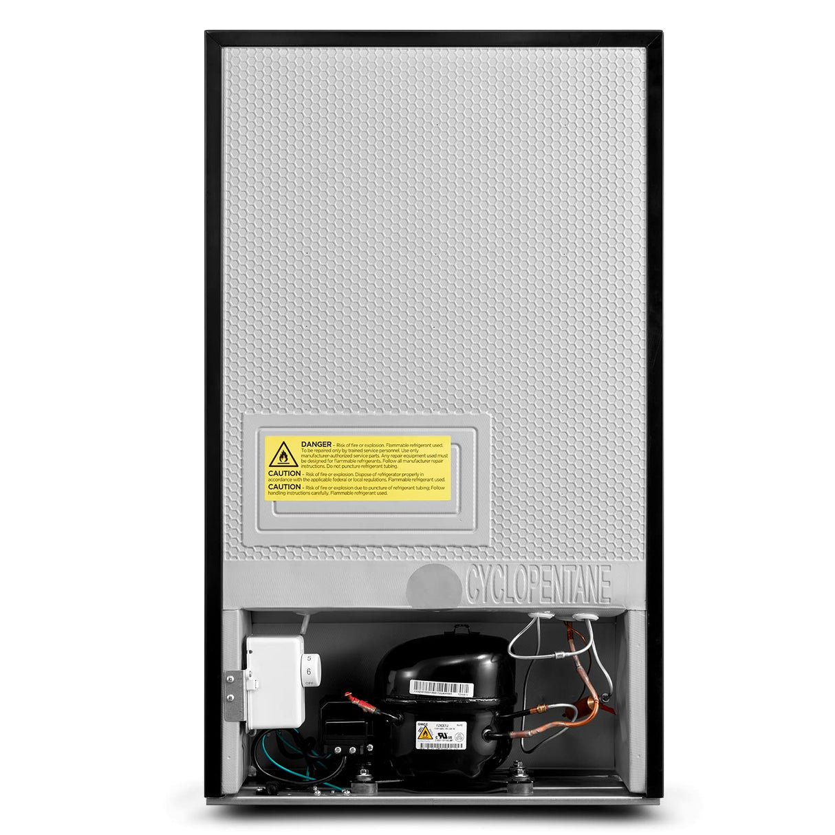 Midea MRU03M2ABB Upright Freezer Large Black, 3.0 Cubic Feet Midea