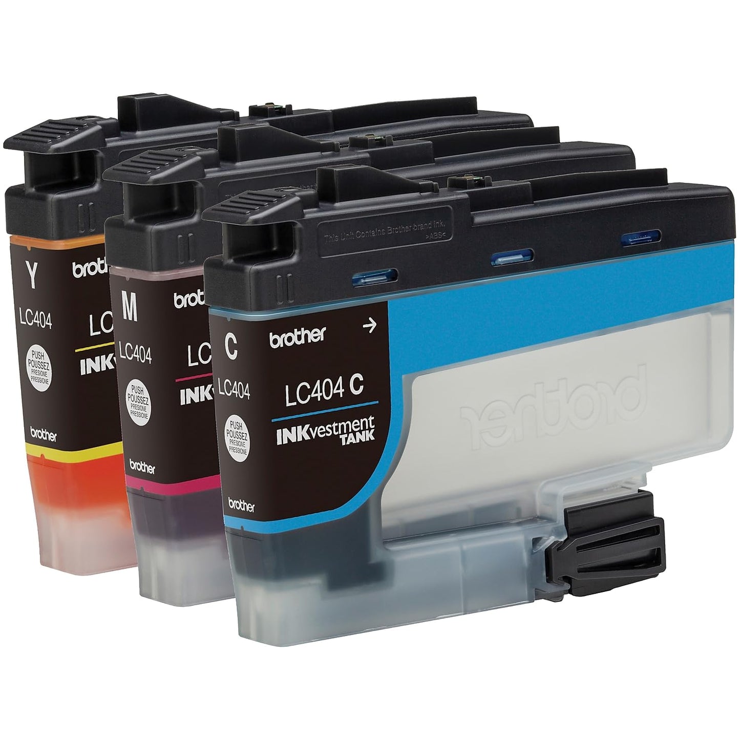 Brother LC4043PKS of Standard Yield Cyan, Magenta and Yellow -Ink -Cartridges(Pack of 3)