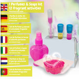 Science4you Perfumes & Soaps - Perfume and Soap Making Kit for Kids - Educational Science Kits with 12 Science Experiments - Craft Sets for Girls and Boys - Science Kits for Kids Age 8 9 10+ Science4you