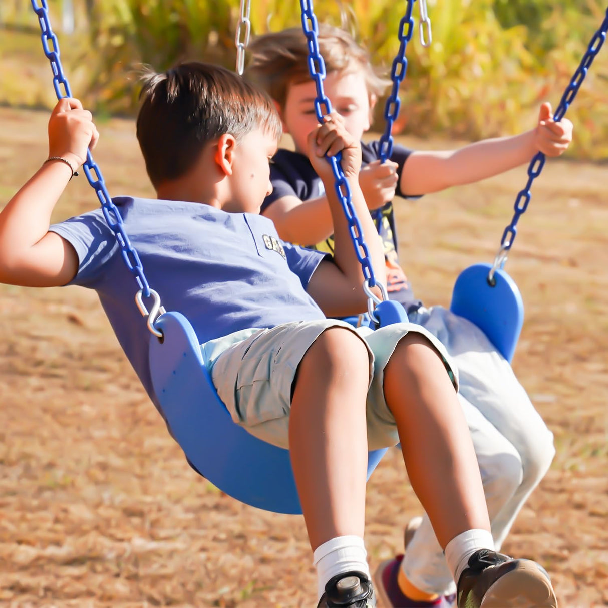 Dolphin Playground Cedar Wooden Swing Sets for Backyard, Playground Sets for Backyards with 2 in 1 Outdoor Table, Wave Slide, Climbing Wall, and 2 Belt Swings, Outdoor Playset, No Monkey Bar DOLPHIN PLAYGROUND T