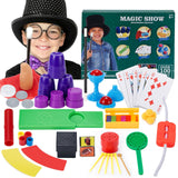 ENJOCASES Simple Magic Kit Over 70 Magic Tricks for Kids Ages 6-12 Sets fwith Wand,Chalice,Coin Disappear,Ideal for Boys Girl ENJOCASES