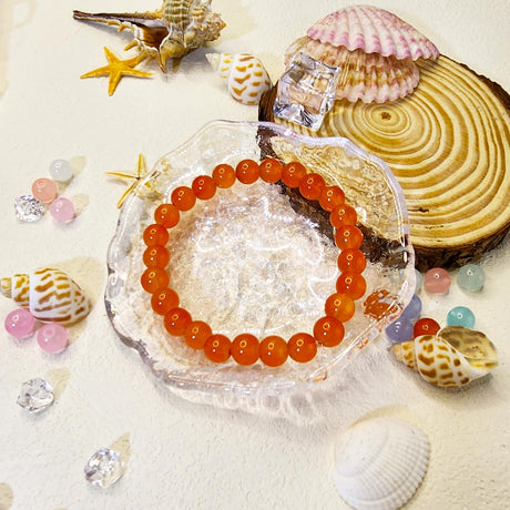 1200PCS 8mm Glass Beads for Jewelry Making, 24 Colors Crystal Beads Bracelets Making Kit, 2 Box Round Beads Suitable for Beginners Gaspletu