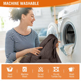 VANSOFY Loveseat Recliner Cover with Console 100% Waterproof Sofa Slipcovers Non-Slip Reclining Couch Covers Split Sofa Cover Furniture Protector for Pets, Dogs(Chocolate) VANSOFY