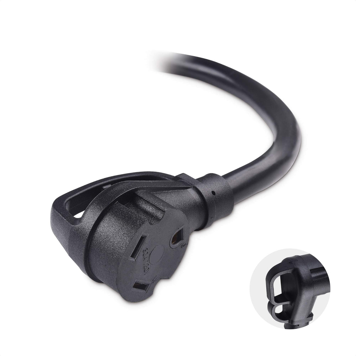 Cable Matters 3 Prong 30 AMP RV Extension Cord 25 ft (30 AMP RV Power Cord, 30 AMP Extension Cord) - 25 Feet (NEMA TT-30P to TT-30R) Cable Matters