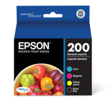 EPSON 200 DURABrite Ultra Ink Standard Capacity Black & Color Cartridge Combo Pack (T200120-BCS) Works with WorkForce WF-2520, WF-2530, WF-2540, Expression XP-200, XP-300, XP-310, XP-400, XP-410 Epson
