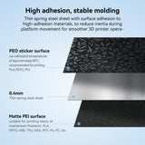 Creality Ender 3 Build Plate Kit Dual-Sided Printing Platform Board Glossy PEO + Matte PEI Plate Build Surface for Ender 3 V3 SE/Ender 3/Ender 3Pro/Ender 3 V2/Ender 3 S1/S1 Pro 3D Printer 235x235mm Creality