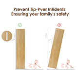 BEWISHOME Shoe Storage Cabinet for Entryway，Narrow Modern Shoe Organizer Cabinet with 2 Flip Drawers，Freestanding Fluted Shoe Organizer for Hallway,Wood,KXG04Y BEWISHOME