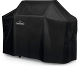 Napoleon BBQ Grill Cover for Prestige PRO 500 and Prestige 500 - Black BBQ Cover, Water Resistant, UV Protected, Air Vents, Velcro Closure, Hanging Loops, Adjustable Buckled Straps To Secure Cover Napoleon