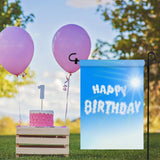 MAIKESUB 4 Pcs Double Sided White Sublimation Blank Polyester Flags for Garden and Yard Canvas BannerLawn Garden Flags DIY Halloween Decorative Flag MAIKESUB