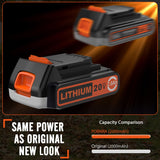 POBNRA Battery Replacement for Black and Decker 20v Lithium Battery (LBXR20),Compatible with All Black and Decker 20V MAX Power Tools LBXR2020 LBX20 LBXR2520 LB2X4020 LB2XR20 POBNRA