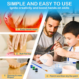 MOMJOY Pottery Wheel Toys for Ages 8-13, Pottery Wheel for Kids and Adults - Arts and Crafts for Kids Ages 8-12,Pottery Wheel Kit for Beginners,Birthday Gift for Boys and Girls MOMJOY