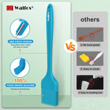 Walfos Silicone Basting Brush Set, 5 Pieces Heat Resistant Pastry Brush, Perfect for Baking,BBQ Grill,Kitchen Cooking,Strong Steel Core and One-Pieces Design,BPA Free and Dishwasher Safe Walfos