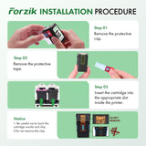Forzik Remanufactured 63XL Ink Cartridge Replacement for HP Ink 63 63XL Works with OfficeJet 3830 4650 4652 5255 Envy 4520 5540 DeskJet 1110 2130 Printer(1Black,1Color,2 Pack) Forzik