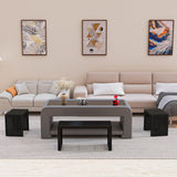 APRTAT Bamboo Dining Bench Indoor Small Benches Entryway Shoe Rack Benchs,Outdoor Modern Wood Benches 17 Inch Bamboo Bench for Living Room Hallway Bedroom Bathroom Black Small APRTAT