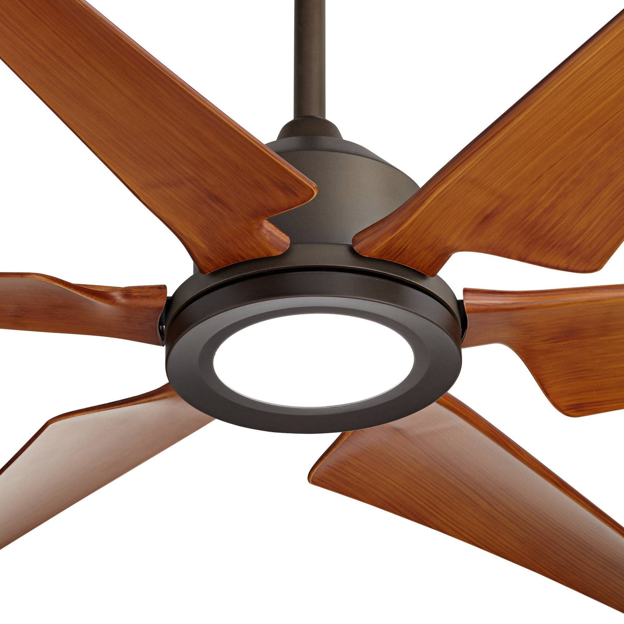 Casa Vieja 72" Power Hawk Modern Large Indoor Outdoor Ceiling Fan with Light LED Remote Control Oil Rubbed Bronze Painted Wood Damp Rated for Patio Exterior Roof House Porch Gazebo Garage Barn Casa Vieja