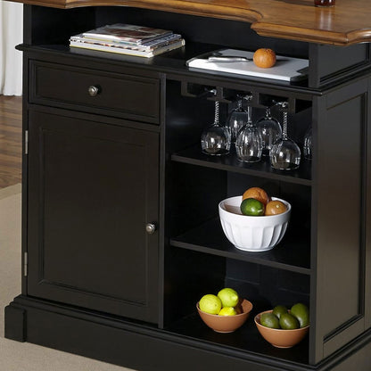 homestyles Bar, Americana Black - WoodArtSupply