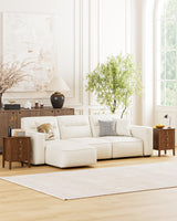 Apetaccat Night Stand, Fluted Nightstand Bedside Tall Farmhouse Nightstand with 3 Drawers, Mid Century Modern Side Accent Table,Bedside End Table for Bedroom, Living Room, Walnut Apetaccat