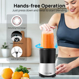 Consciot CB08 11-Piece Blender for Kitchen and Personal Size, Blend Shakes and Smoothies, Frozen Drinks, Baby Food, Spreads & More, 3 Portable To-Go Cups & 2 Spout Lids & 1 Solid Lid, 900 Peak Watts Consciot