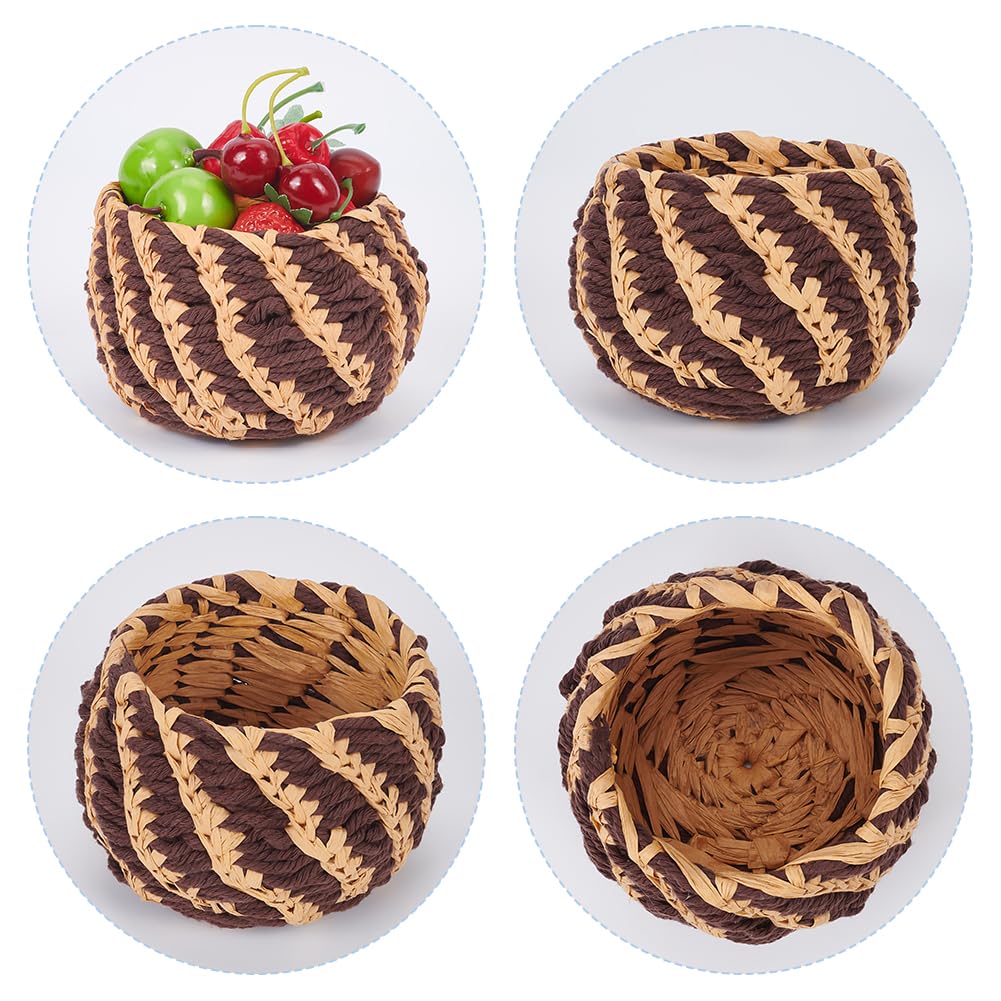 FREEBLOSS DIY Coiled Basket Kit Basket Weaving Kits Basket Craft Kits for Beginners Rope Coil Basket Making Kit Basket Weaving Craft for Adults FREEBLOSS