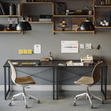 CubiCubi Computer Desk, 32 inch Small Home Office Desk for Small Spaces, Modern Simple Style for Home, Office, Study, Writing, Dark Black CubiCubi