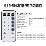 weillsnow 328 FT 1000 LED Christmas String Lights with Remote & Timer, 8 Lighting Modes Twinkle Lights, Waterproof Fairy Lights for Outdoor Bedroom Backyard Tree Wall Christmas Decoration (Red&Green) weillsnow