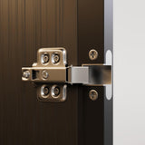 Wildhome Display Cabinet with Glass Doors & 2 Drawers,LED Lights Glass Display Case,Showcase for Collections, Curio Cabinets, Bookcase and Glassdoor Display Cabinet(Black- 2 Drawers) Wildhome