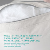 LUMISOL 82" Modern 3-Seater Sofa with Rolled Arms, Tufted Upholstered Couch with Wood Legs and Nailhead Trim for Living Room, Apartment LUMISOL