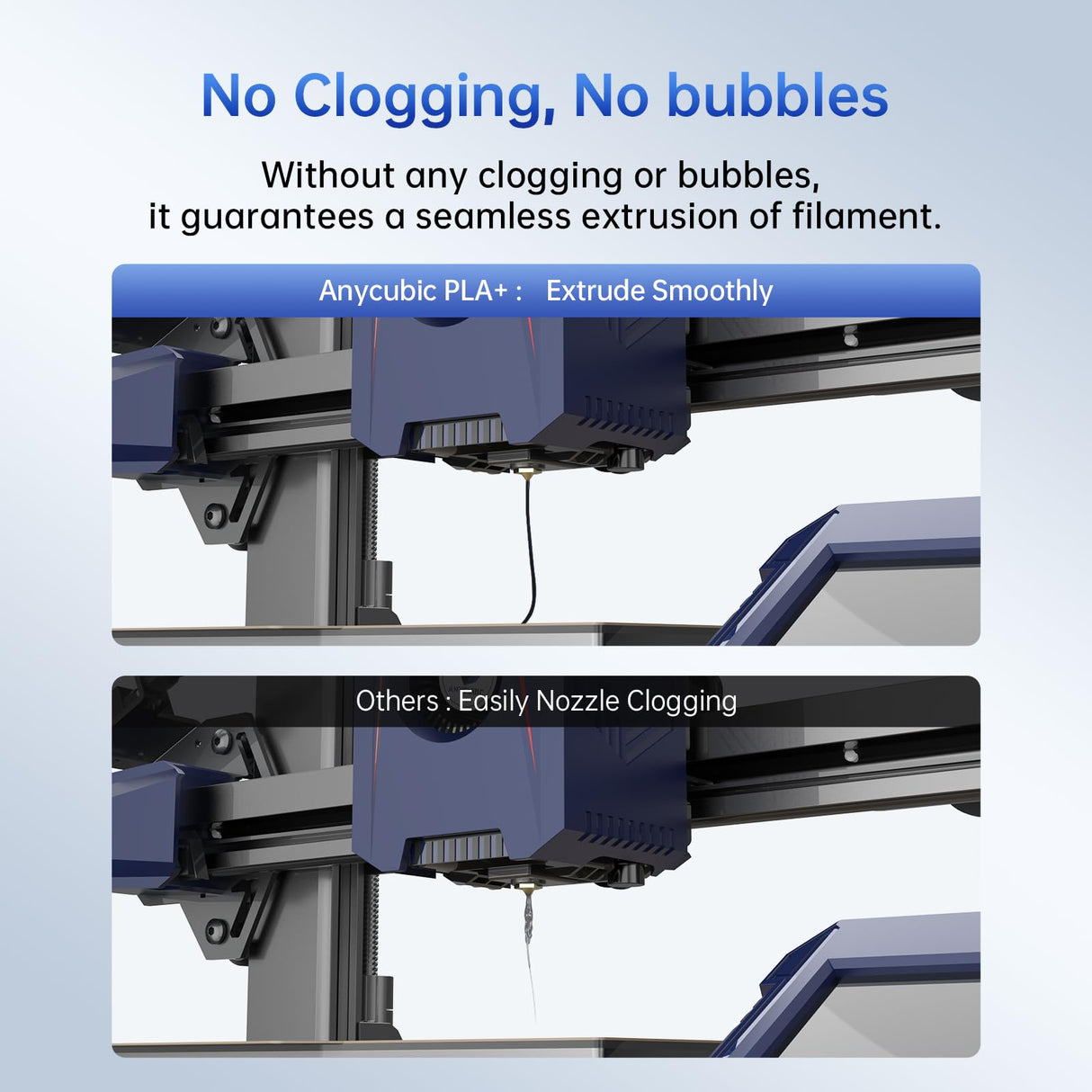 ANYCUBIC PLA Plus (PLA+) 3D Printer Filament 1.75mm, High Toughness 3D Printing Filament, Dimensional Accuracy +/- 0.02mm, Print with Most FDM 3D Printers, 1KG Spool, Silver ANYCUBIC