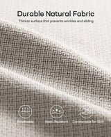 Marsail 65" Loveseat Sofa, Love Seat for Living Room, Comfy Couch with Deep Seats and Wide Armrests, Sofa Couch with Supportive Cushion and Sturdy Frame, Easy to Clean with Removable Covers, Beige Marsail