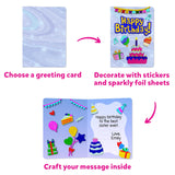 Skillmatics Foil Fun - Card Making Set, No Mess Art for Kids, Craft Kits & Supplies, DIY Creative Activity, Gifts for Girls & Boys Ages 4, 5, 6, 7, 8, 9 Skillmatics