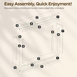 YATINEY Farmhouse Console Table, 47.2 Inches Wooden Sofa Table, Behind Couch Table with Storage, Industrial Hallway Accent Table for Living Room, Entryway, Hallway, Rustic Brown CT24BR YATINEY