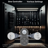 GOOMEEYA Motion Sensor Gun Safe Light with Self-Adhesive Tape with Hooks for Gun Safe with Carpet Interior GOOMEEYA