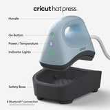 Cricut Hat Press - Smart Heat Press Machine | Bundle with 3 Hats Cricut