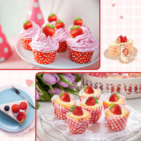 3 Pcs 3D Strawberry and Flowers Silicone Mold Strawberry Baking Mold Fruit Fondant Handmade Candy Jelly Bakeware for Baking Chocolate Pan Cake Kid Cupcake Soap Candle Clay Resin Wax Making Cunhill