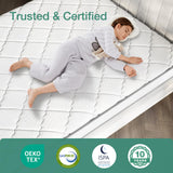 Novilla Twin Mattress, 8 inch Twin Bed Mattress in a Box, Hybrid Mattress for Back Pain Relief & Support, Twin Size Mattress with Comfortable & Durable Support, Certipur-Us Certified Novilla