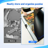 ALL4JIG Extra Large Puzzle Storage Folder Keeper for Jigsaw Enthusiasts - Space-Saving Organizer, Holds 20 Puzzles, 31.1x25.59x2.56 inches, HD Film Pockets Birthday Gifts for Mom & Grandma ALL4JIG